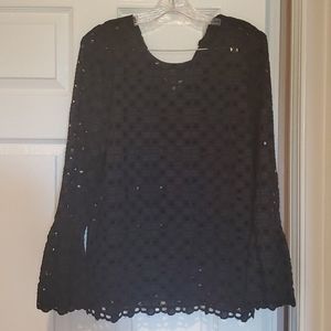 Ann Taylor embroidered blouse